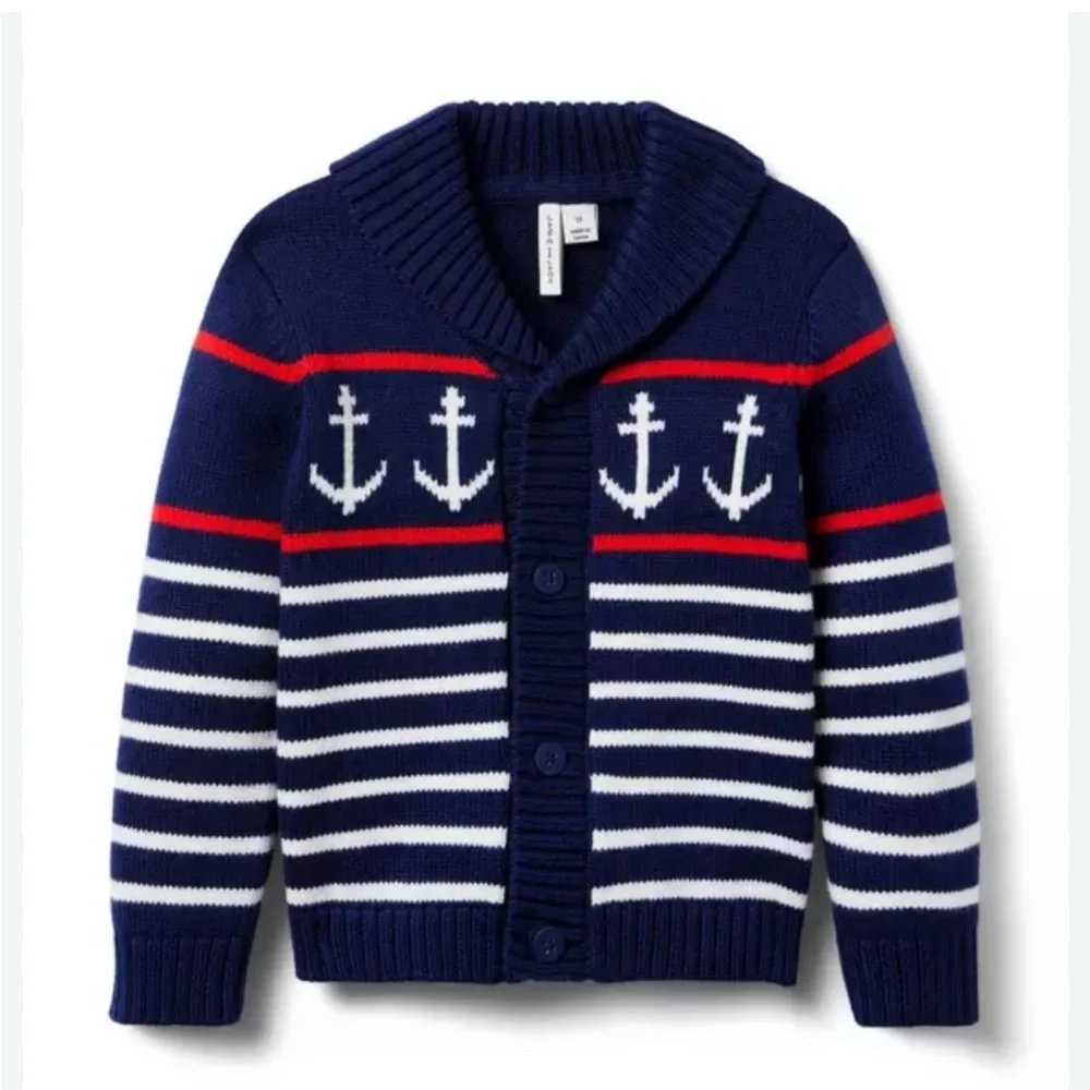 Janie and Jack Nautical Days Cardigan